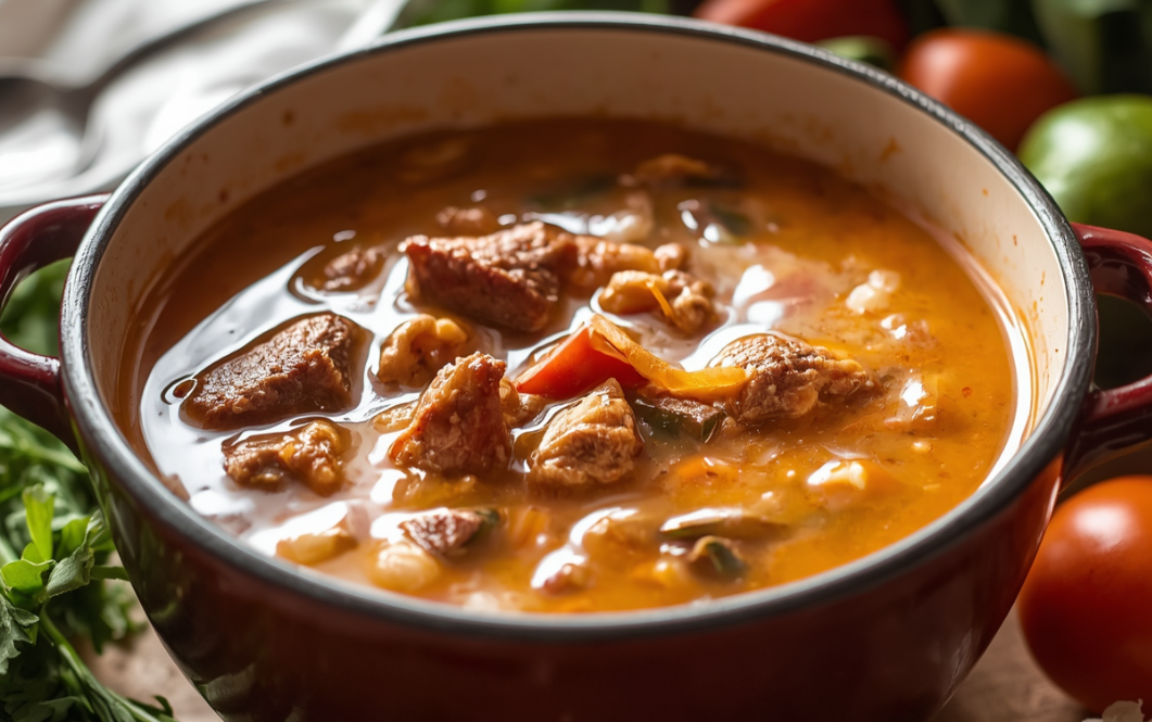meaty sishebo soup image